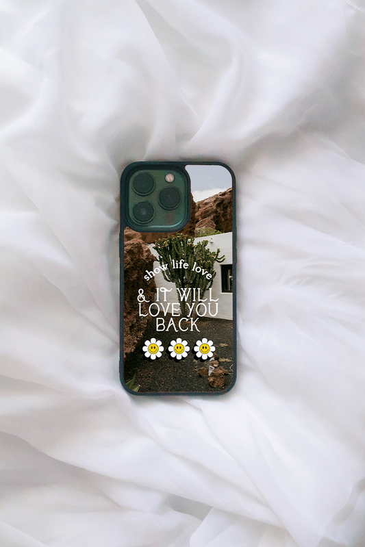 Show Life Love iPhone case