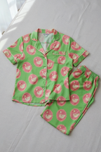 Silly Goose Satin Pants Set