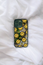 Custom Monogram Smiley iPhone Case