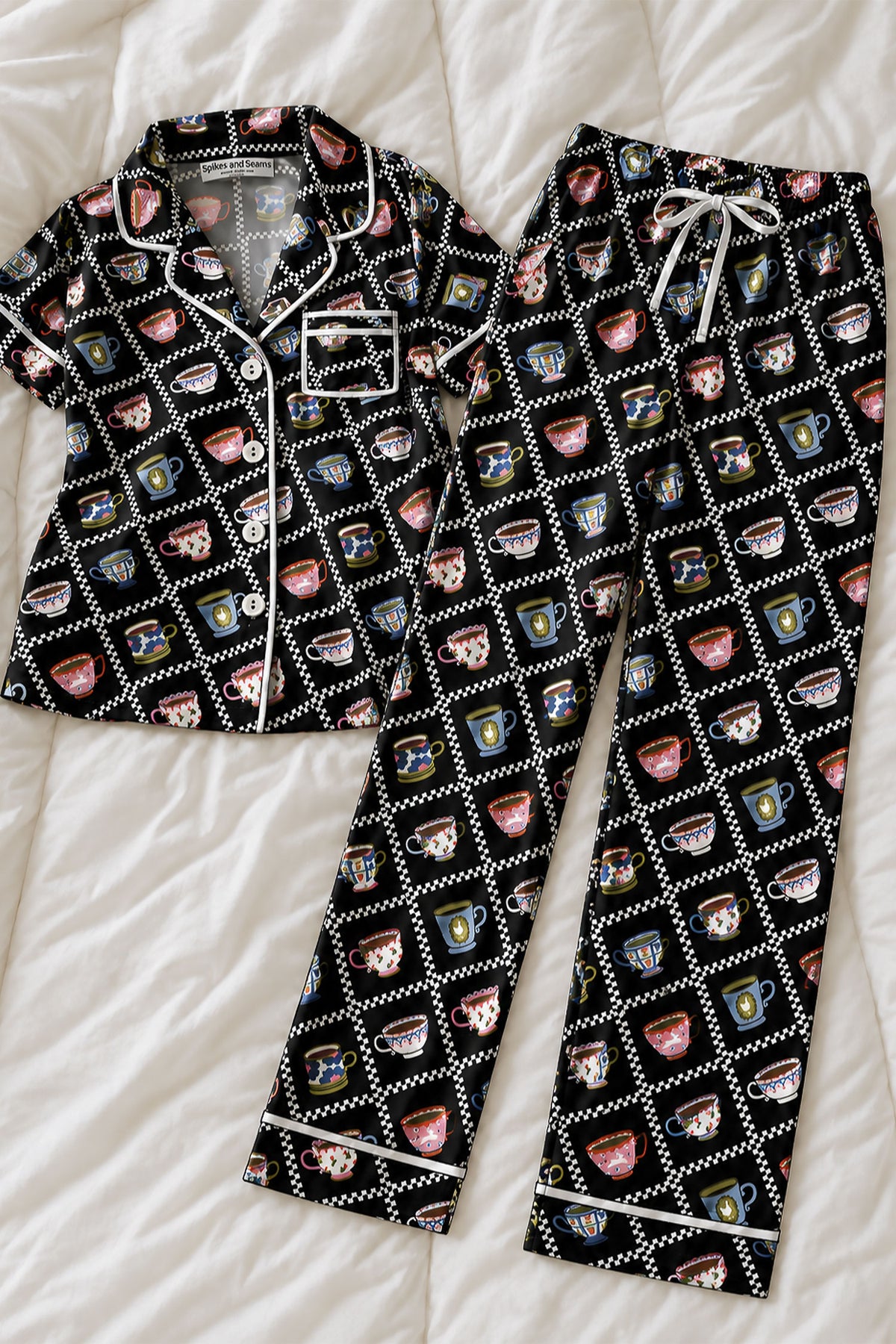 Sweet Steeps Satin Pants Set