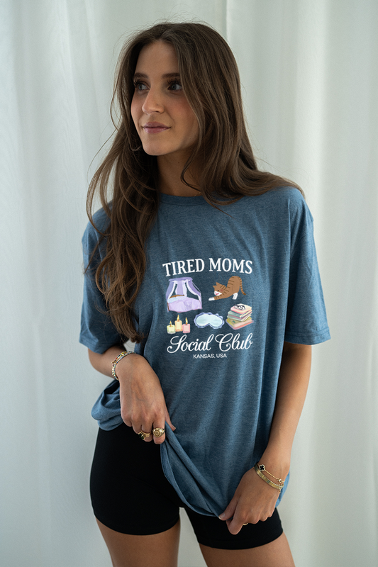 Tired Moms Social Club tee