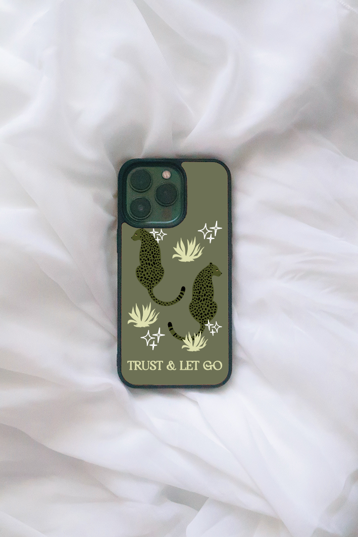 Trust & Let Go iPhone case