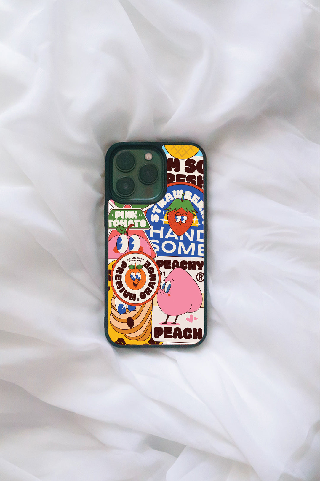 Vintage Stickers iPhone case – Spikes and Seams Vintage Stickers iPhone case – Spikes and Seams