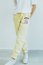 Yellow Custom sweatpants