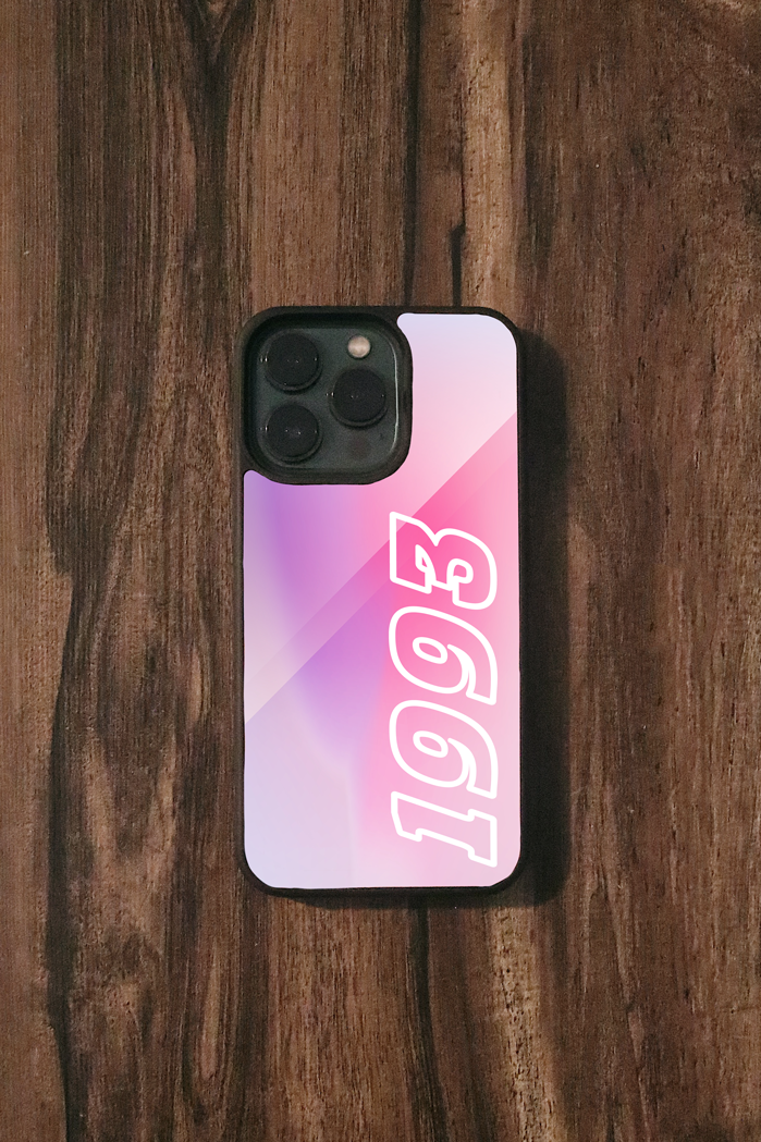 Custom Pink Gradient iPhone case – Spikes and Seams