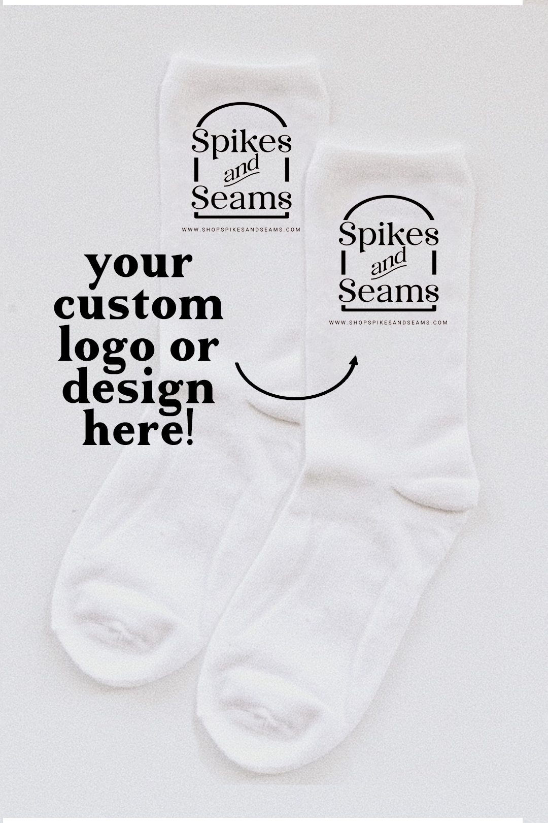 Custom socks - upload your design!