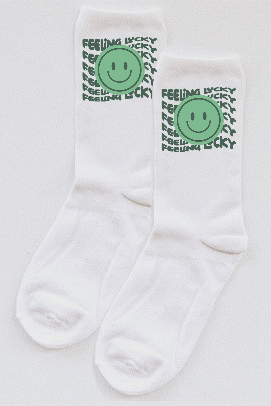 Feeling Lucky Smiley socks