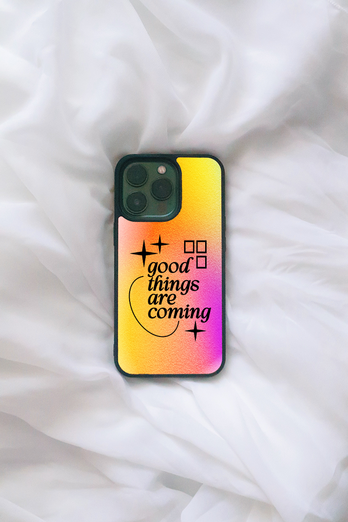 Good Things are Coming iPhone case
