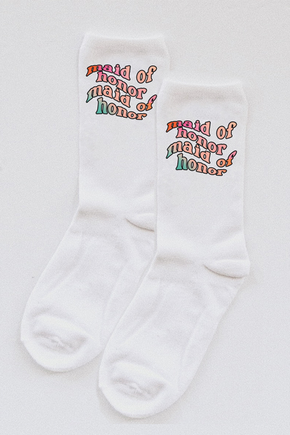 Gradient socks - choose your text!