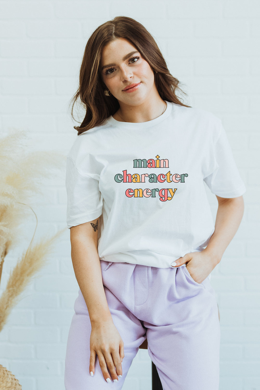 Main Character Energy tee