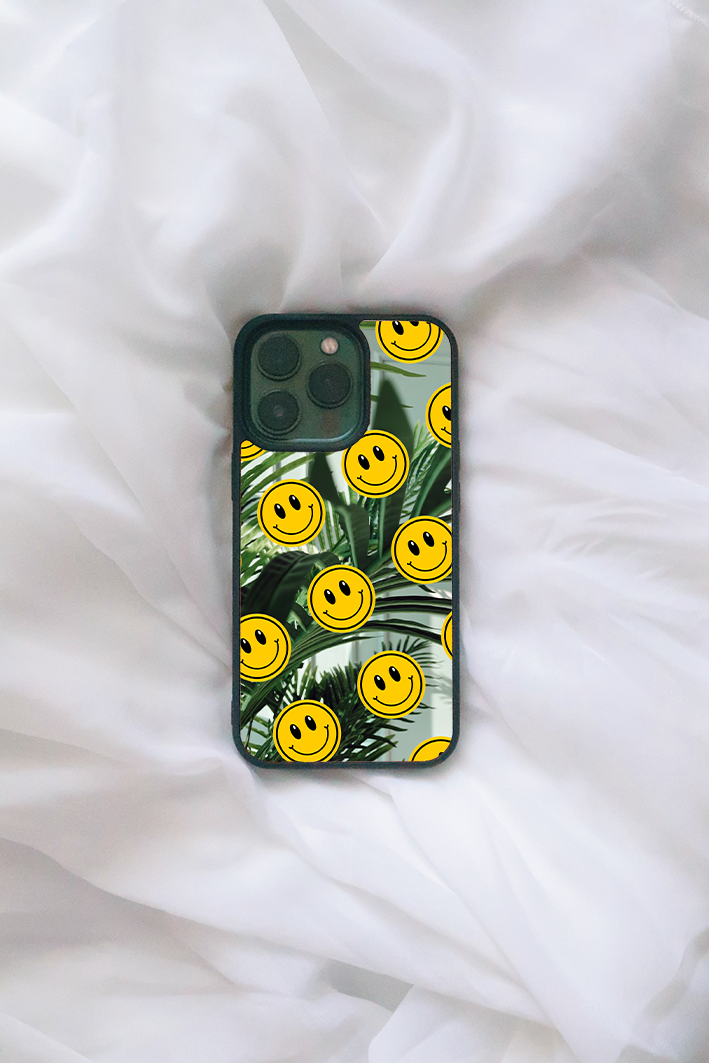 Palm Smiley iPhone case