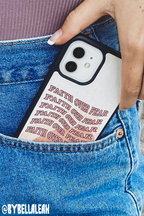 Faith over Fear iPhone case